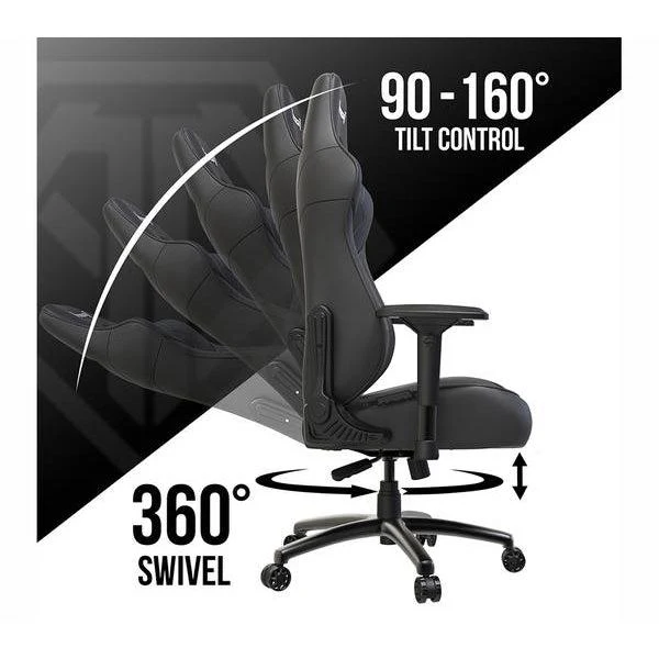Anda Seat Dark Demon Faux Leather Gaming Chair - Black - Image 5
