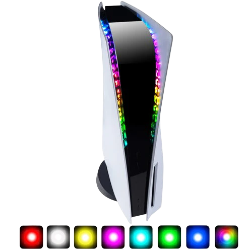 RGB LED Light Strip with IR Remote for PS5 Console