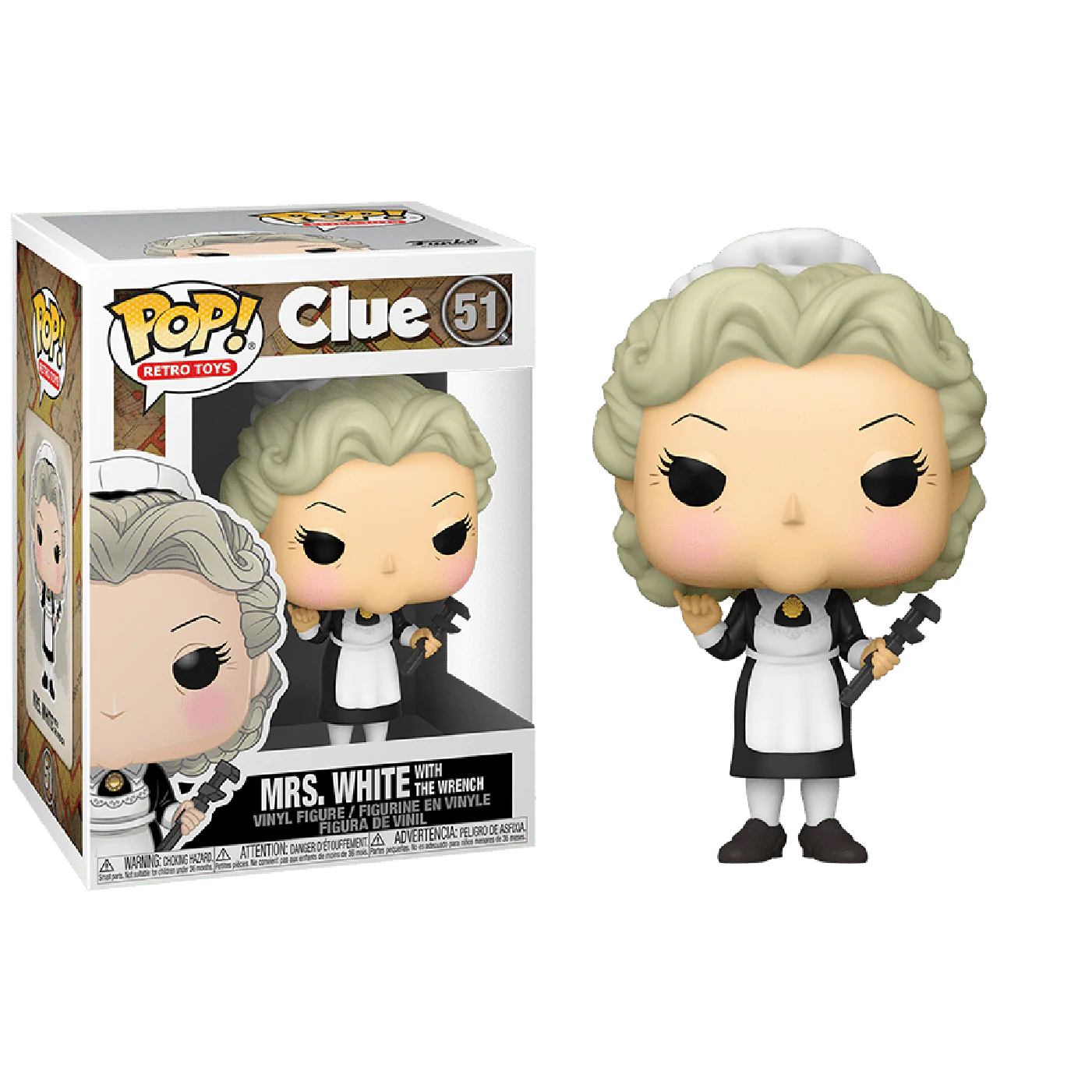 Funko Pop! Clue - Mrs White With The Wrench #51