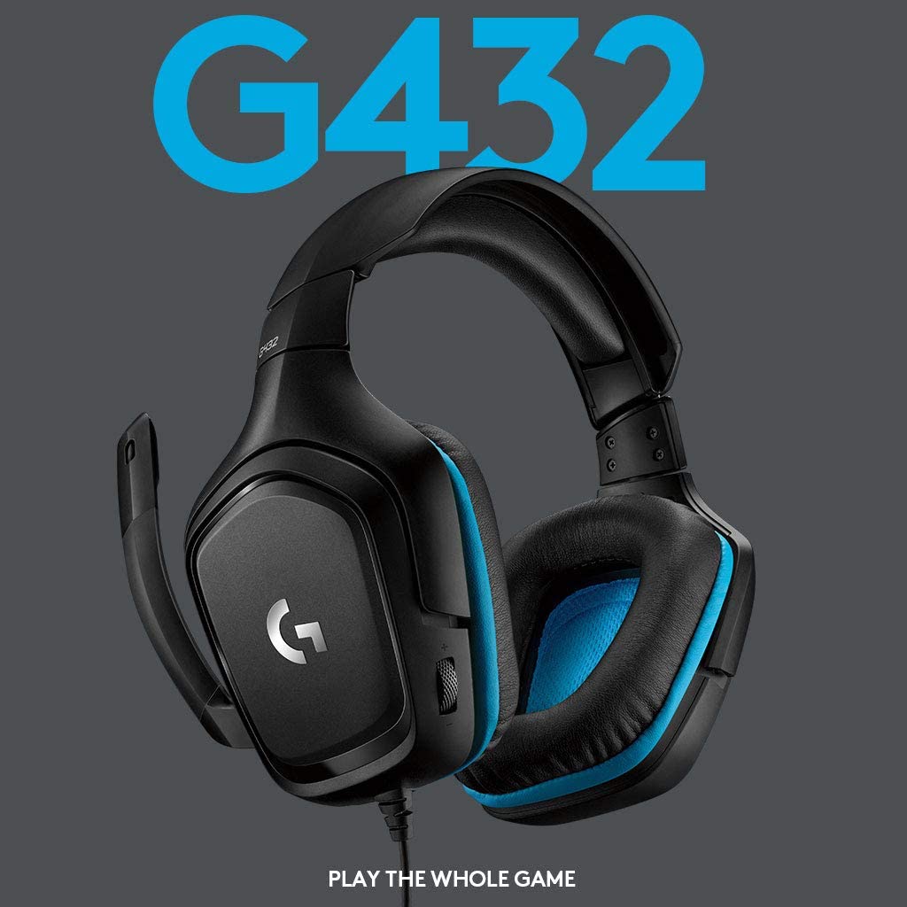 Logitech G432 Wired Gaming Headset, 7.1 Surround Sound (New) - Image 2