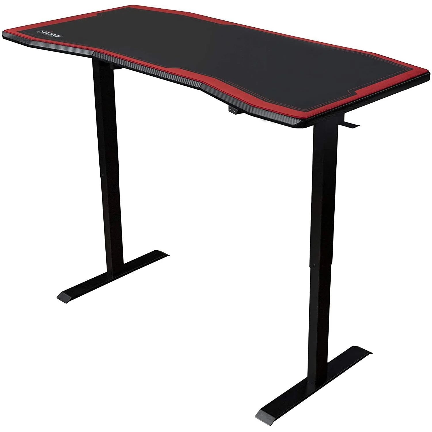 Nitro Concepts D16E Electric Adjustable Sit or Stand Gaming Desk in Carbon Red - Image 7