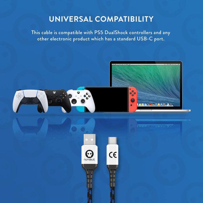 Numskull USB Type-C Nylon Braided Charging Cable 4m - Refurbished Excellent - Image 4