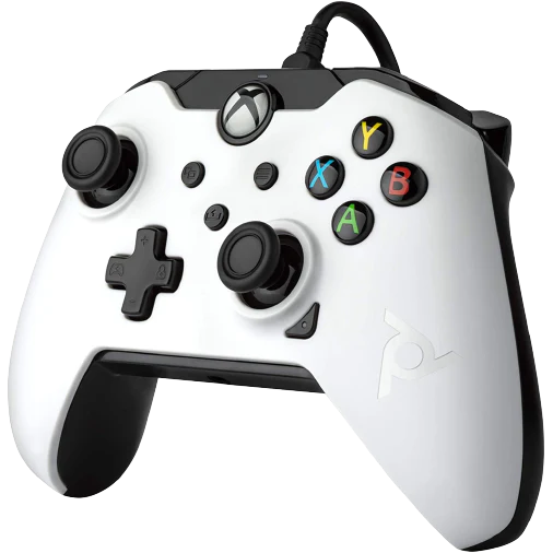 PDP Wired Controller for Xbox Series X|S, Xbox One - White - Good Condition - Image 2