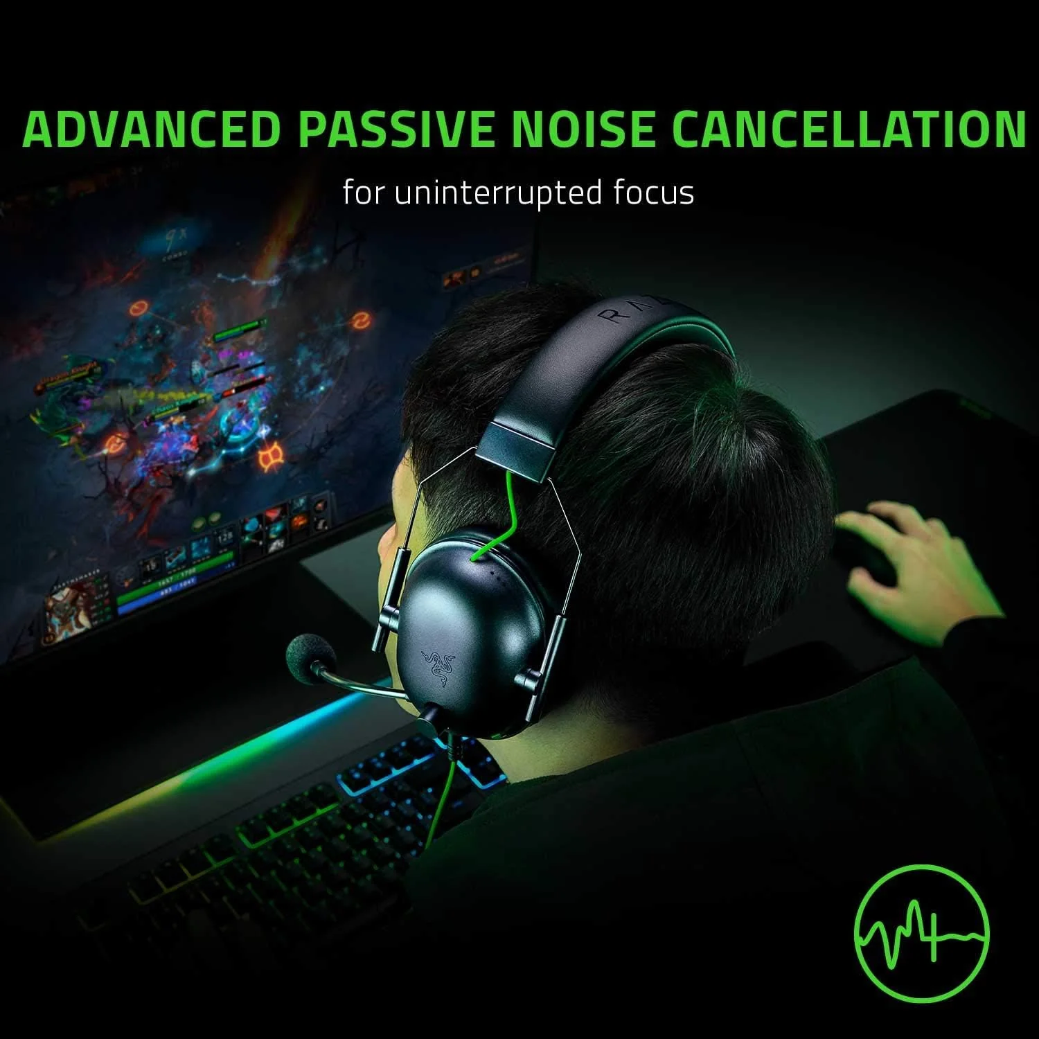 Razer BlackShark V2 X 7.1 Gaming Headset for Xbox - Black - Pristine - Image 5