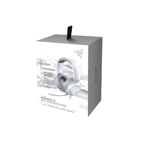Razer Kraken X Multi-Platform Wired Gaming Headset - Mercury - New - Image 5