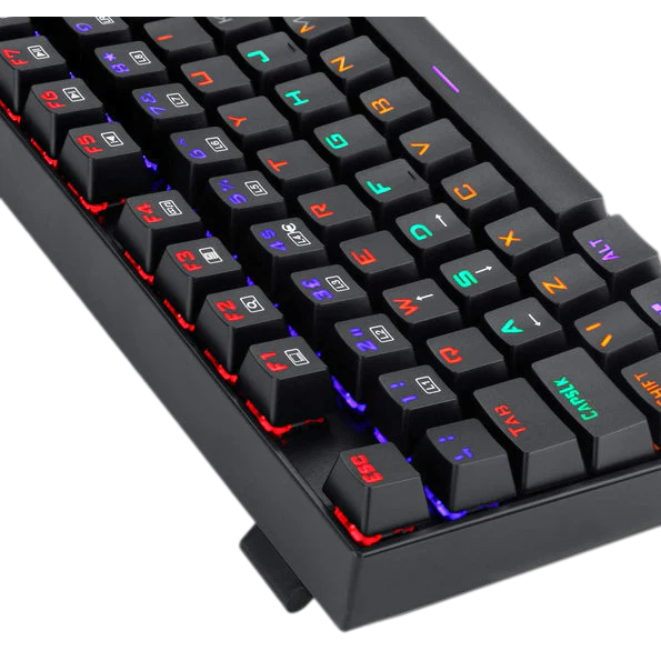 Redragon K551 Mechanical Gaming Keyboard Wired with Red Switches, Rainbow RGB Backlit, Black - Image 4