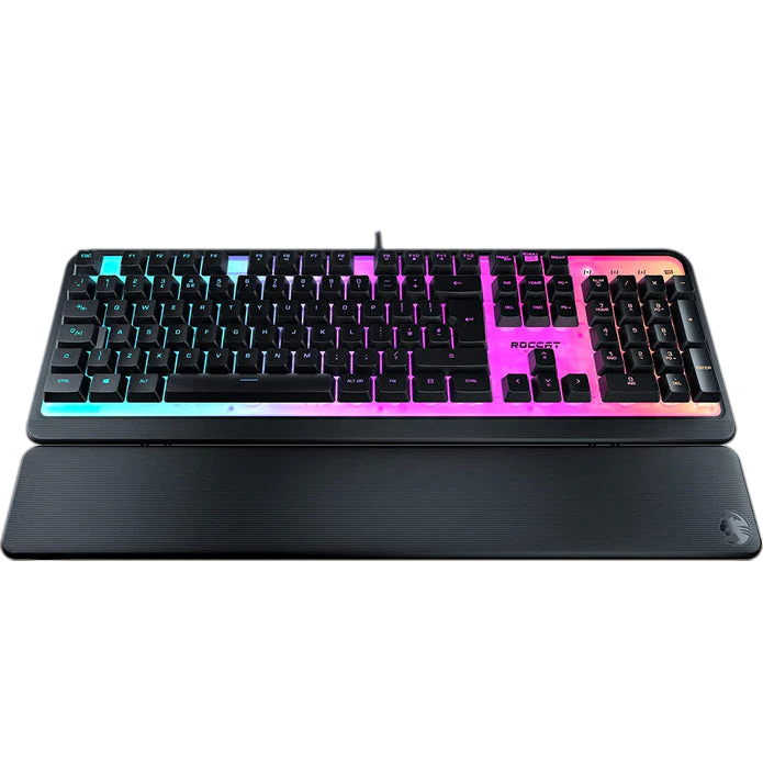 Roccat Magma - Membrane Gaming Keyboard with RGB Lighting, Black