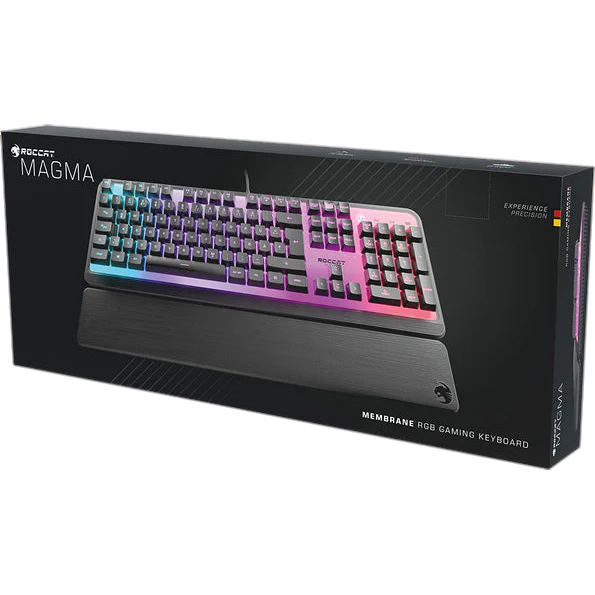 Roccat Magma - Membrane Gaming Keyboard with RGB Lighting, Black - Image 5