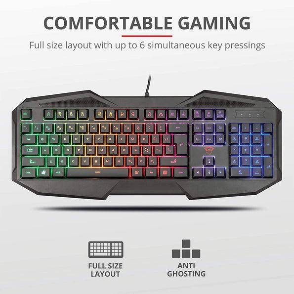 Trust Avonn GXT 830 Gaming Keyboard, Black - Image 3